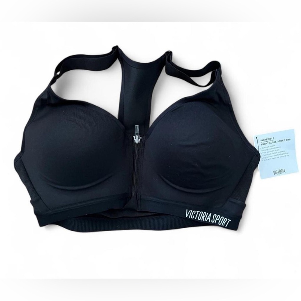 Incredible by Victoria’s Secret Sport 36B Zip Front Max Sports Bra NWT